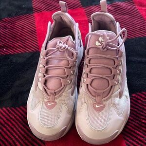 Nike Pink Sneakers with Cushioned Soles and Ankle Support